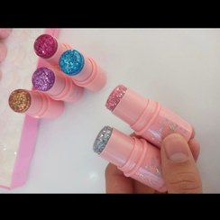 تصویر گلیتر رنگی - صورتی کمرنگ 