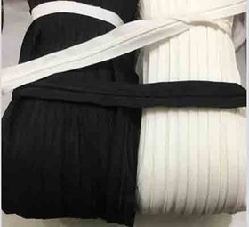 تصویر زیپ متری سفید و مشکی 