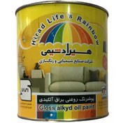 تصویر رنگ روغنی براق هیراد (چهار کیلویی - سفید) HIRAD 