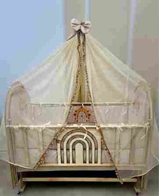 تصویر گهواره چوبی سایز ۱۲۰ 
