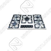 تصویر اجاق گاز استیل ۵ شعله تی اندی مدل TD 178S2 T&D Steel Hob Model TD 178S2