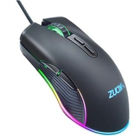 تصویر ماوس گیمینگ زویا مدل AT560 | RGB با دقت ۷۲۰۰DPI و طراحی ارگونومیک 