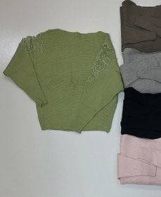 تصویر پیراهن زنانه با دانتل 