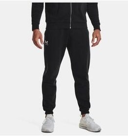 تصویر شلوار گرمکن مشکی مردانه لباس سیاه پوست شش 3882 001 UA Essential Fleece Jogger Under Armour 