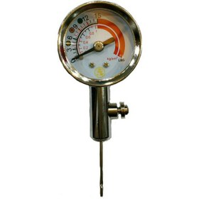 تصویر فشارسنج باد توپ مدل Gold - استیل 