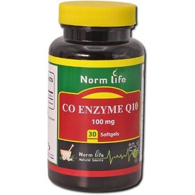 تصویر سافت ژل کو آنزیم کیوتن نورم لایف 100 میلی گرم Norm Life Co Enzyme Q10 Soft Gel 100 mg