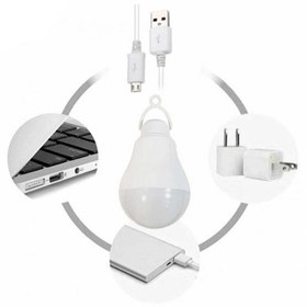 تصویر لامپ ال ای دی USB مدل A-001 - قرمز 