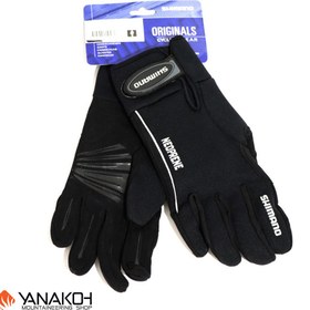 تصویر دستكش دوچرخه سواری شيمانو Shimano neoprene cw6u107505 