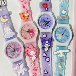 تصویر ساعت مچی سانریو کرومی ملودی سینامورول کیتی یونیکورن - کرومی Sanrio Clock