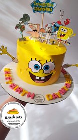 تصویر کیک باب اسفنجی SpongeBob