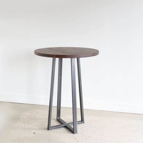 تصویر میز ناهارخوری مینیمال دو نفره چوبی فلزی - مدل D501-2 - طرح ا D501-2 - Dinning Table D501-2 - Dinning Table