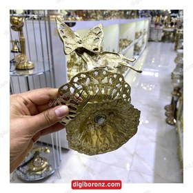 تصویر پیاله برنجی مدل فرشته با کیفیت (پیاله برنزی ) Angel model bronze brass bowl