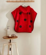 تصویر حوله تنپوش روبدوشامبر پسرانه و دخترانه بچگانه 100 ٪ پنبه کودک قرمز کاراجا Karaca Home 