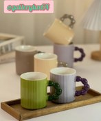 تصویر ماگ سرامیک دسته زنجیری ماگ خارجی سرامیکی