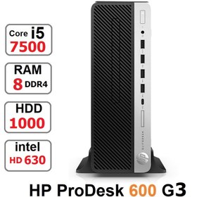 تصویر مینی کیس HP ProDesk 600 G3 SFF Core i5-7500 رم8 گیگ 