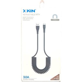 تصویر کابل شارژ تایپ سی Xkin A105 