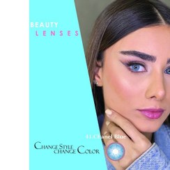 تصویر لنز رنگی رویال ویژن شماره ۴۱ مدل Chanel Blue 