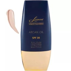 تصویر کرم پودر تیوپی SPF30 لوسمنت حاوی روغن آرگان و آلوئه ورا 