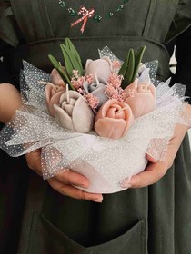 تصویر باکس گل شمع لاله 