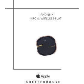 تصویر فلت وایرلس و ان اف سی آیفون NFC-Wireless Flat Apple iPhone X 