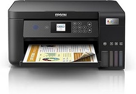 تصویر Epson Ecotank L4260 Printer Tank Tank Tank Double Sided A4 Color 3 In 1 Printer با Wi Fi Direct ، اتصال پانل هوشمند و صفحه نمایش LCD ، سیاه ، جمع و جور Epson EcoTank L4260 Home ink tank printer Double sided A4 colour 3 in 1 printer with Wi Fi Direct, Smart Panel Connectivity and LCD screen, Black, Compact