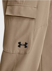 تصویر شلوار کاغذی بافت کشی برند under armour Stretch Woven Cargo Pants