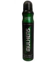 تصویر اسپری دئودورانت مردانه مولهنس مدل لاگوست حجم 200mL MULHENS MEN'S DEODORANT SPRAY LAGOST-200ML