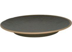 تصویر پیش دستی گرد 17 سانت ملامین سبز یشمی کد 110 (یک عددی) 