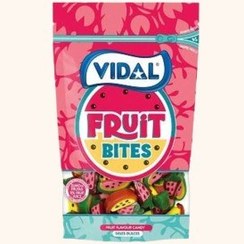 تصویر پاستیل میوه ای ویدال مدل فروت بایتس 180 گرمی طرح هندوانه 