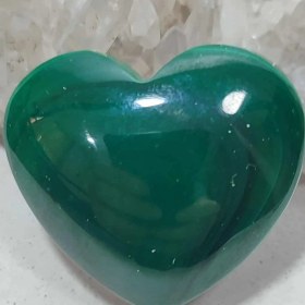 تصویر نگین مالاکیت قلبی کد 3 