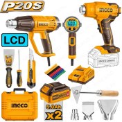 تصویر کیت ترکیبی سشوار صنعتی 20 ولت اینکو مدل COSLI250801 