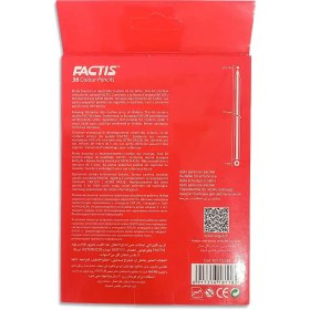 تصویر مداد رنگی ۳۶ رنگ فکتیس FACTIS 