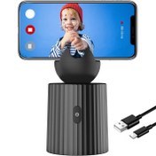 تصویر پایه هوشمند موبایل با ردیابی چهره، چرخش ۳۶۰ درجه و قابلیت مونوپاد و سه‌پایه برند Capture Genie 