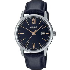 تصویر ساعت مچی مردانه کاسیو مدل MTP-V002L-1B3UDF با بند چرم 