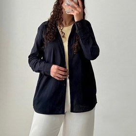 تصویر شومیز سورمه ای H & M 