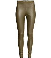 تصویر لگینگ زنانه سبز زیتونی H&M 