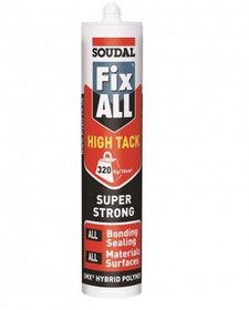 تصویر چسب مونتاژ Soudal Fix All High Tack 290ml Soudal Fix All High Tack 290ml