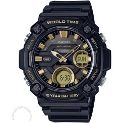 تصویر ساعت مچی مردانه کاسیو مدل AEQ-120W-9AVDF با بند رزینی 