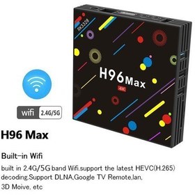 تصویر مینی کامپیوتر اندروید H96 MAX 4K سری H2 ا H96 Pro Plus TV Box S912 H96 Pro Plus TV Box S912