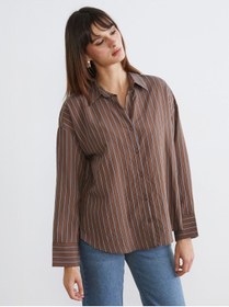 تصویر پیراهن زنانه رنگارنگ ال سی وایکیکی | S6K686Z8-LEW LC Waikiki 