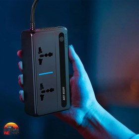 تصویر اینورتر فندکی گرین لاین مدل GC-250 ظرفیت ۲۰۰ وات 