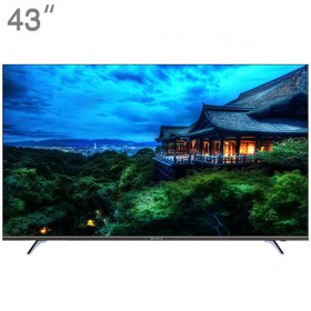 تصویر تلویزیون ال ای دی هوشمند سینگل مدل 4320US سایز 43 اینچ Single 4320US smart LED TV, size 43 inches