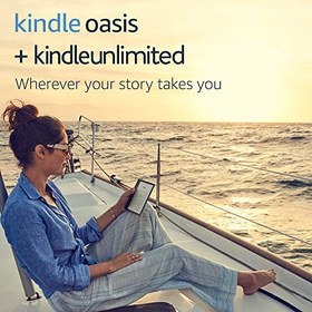 تصویر Kindle Oasis E-reader (Previous Generation - 9th) Champagne Gold, 7" High-Resolution Display (300 ppi), Waterproof, Built-In Audible, 32 GB, Wi-Fi - with Special Offers + Kindle Unlimited (with auto-renewal) 