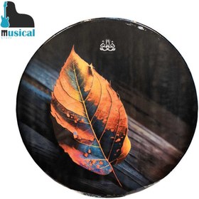 تصویر دف شاهو طرح خزان تک برگ 