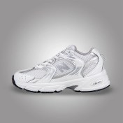 تصویر کفش کتانی زنانه نیوبالانس 530 سفید نقره ای (New Balance 530) کد 2333 