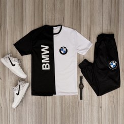 تصویر ست تی شرت و شلوار BMW پرداخت درب محل 