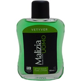 تصویر افتر شیو مردانه وتیور 100 میلی لیتر مالیزیا Malizia Vetyver after shave Tonic Lotion