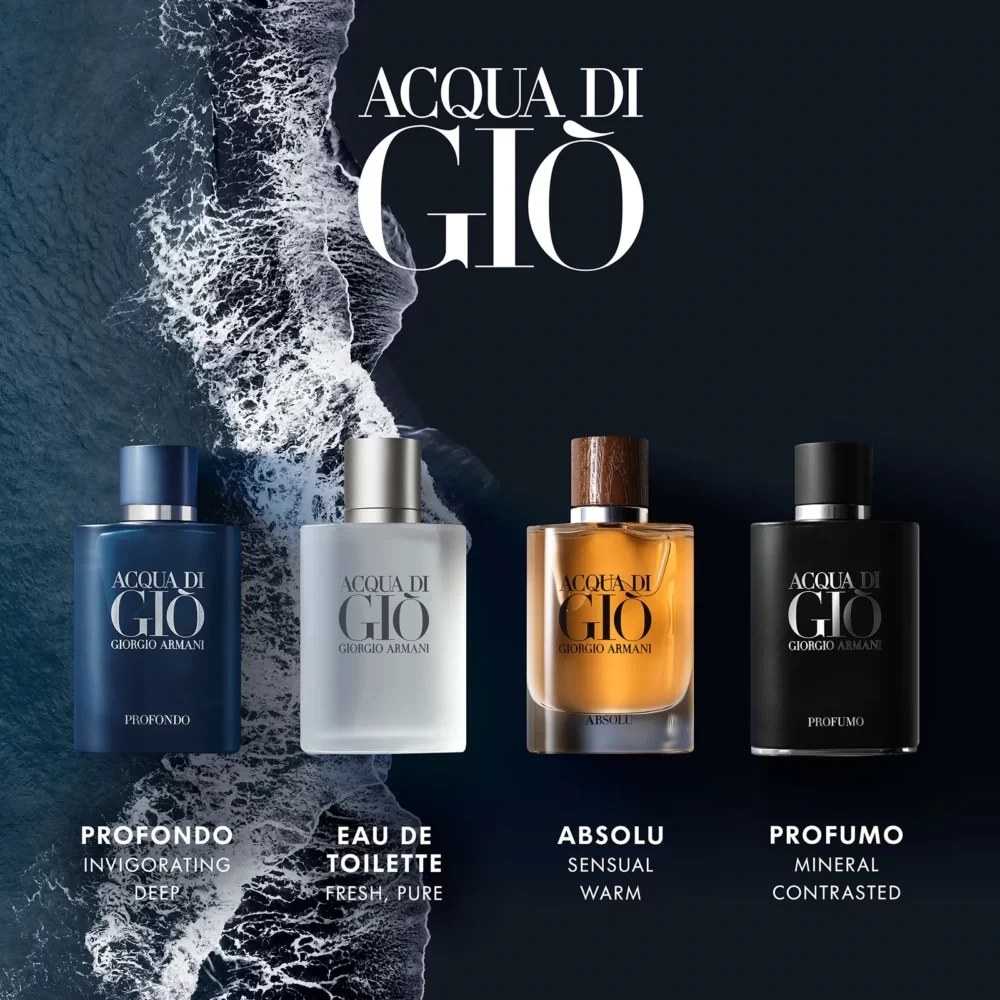 Black acqua shop di gio