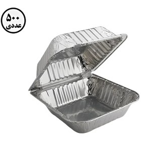 تصویر ظرف همبرگری آلومینیوم آی.تی پکینگ 104 - 400 سی سی ( 500 عددی ) 