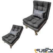 تصویر مبل تختخواب شو 1 نفره دو حالته مدل ایپک Sofa bed for 1 person with two modes,